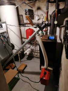 Prestavba kotla na pelety U22 Etka - Lietavská Lúčka okres Žilina ​