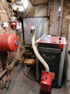 Prestavba kotla na pelety Viadrus U26 - Myjava