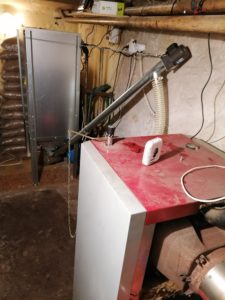 Prestavba kotla na pelety Viadrus U26 - Šahy okres Levice